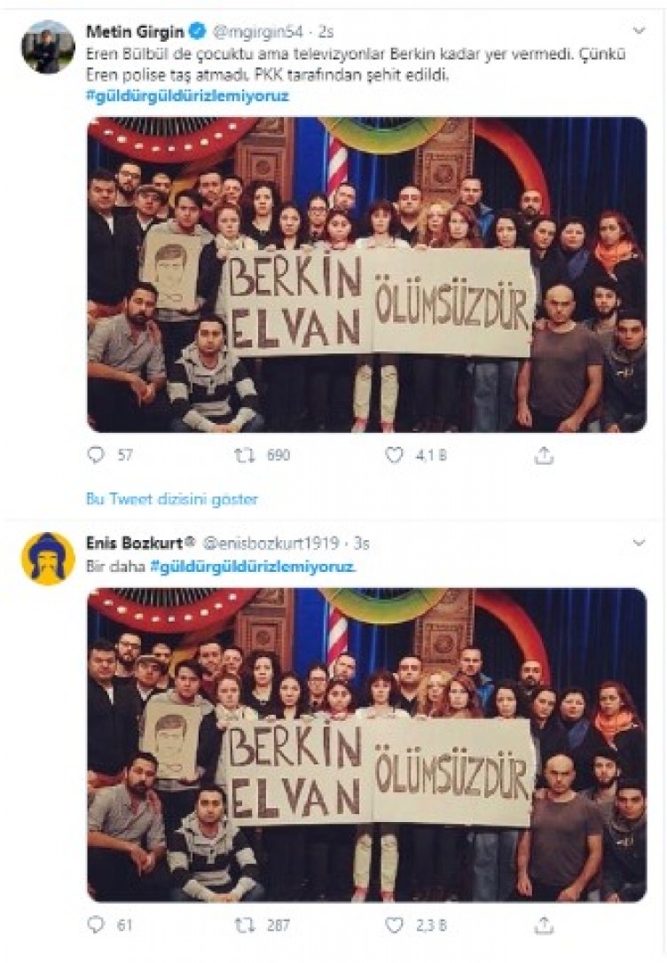 Güldür Güldür'e tepki yağıyor... Ali Sunal, Eren Bülbül'ün arkasına sığındı