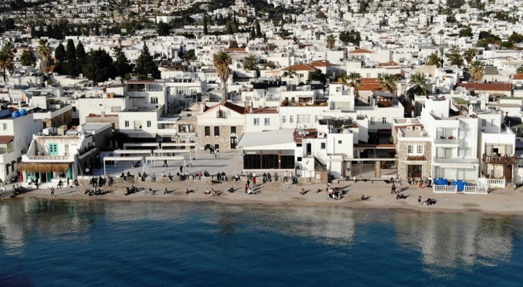 Kış ortasında yaz manzaraları