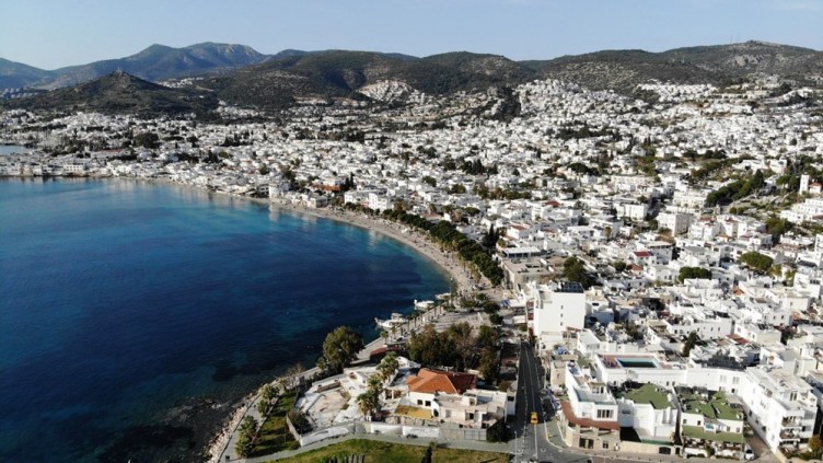 Kış ortasında yaz manzaraları