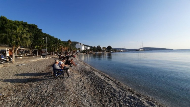 Kış ortasında yaz manzaraları