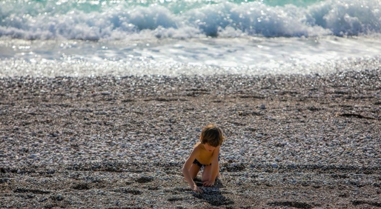 Kış ortasında yaz manzaraları