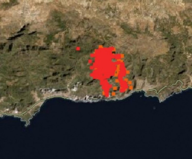 NASA Türkiye'deki orman yangınlarını görüntüledi