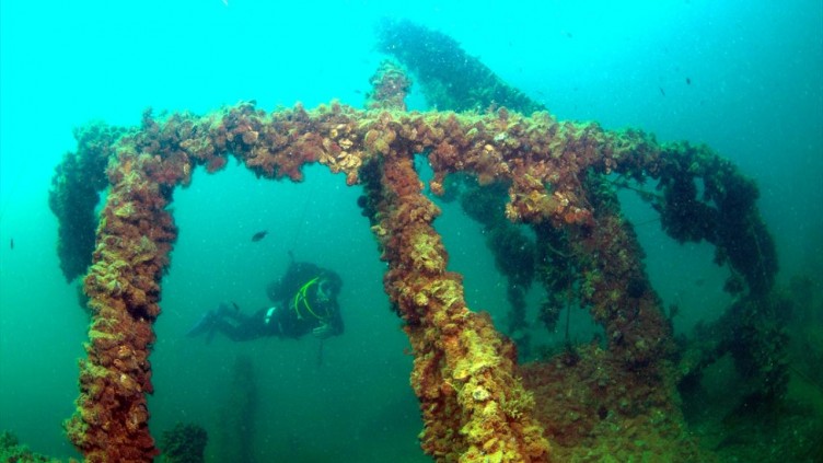 Çanakkale Savaşları'ndan kalma 108 yıllık batık gemiler görüntülendi