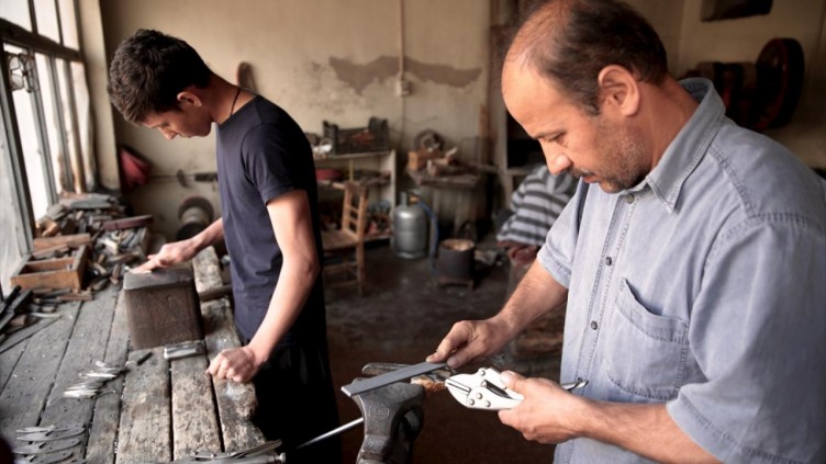 Kahramanmaraş'ın kurban bıçakları bayrama hazır