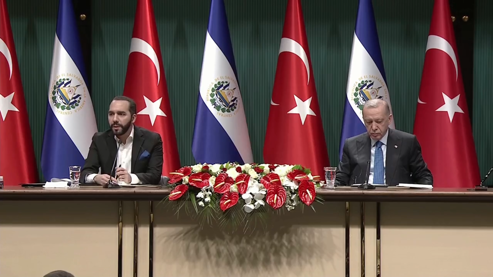 El Salvador ile imzalar atıldı! Cumhurbaşkanı Erdoğan ile Nayib Bukele'den önemli açıklamalar