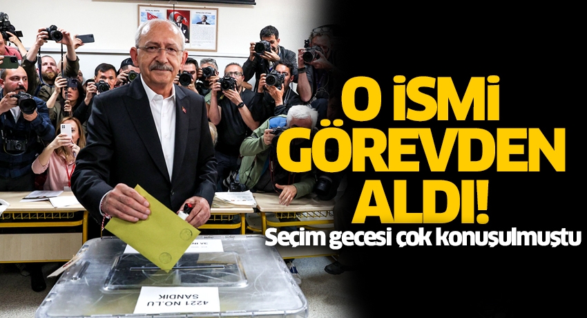 Seçim gecesi çok konuşulmuştu! Kemal Kılıçdaroğlu, Onursal Adıgüzel'i görevden aldı