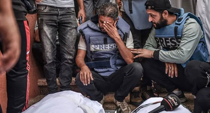 RSF ve IFJ, Gazze'de gazetecilerin katledilmesini kınadı