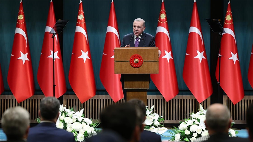 Cumhurbaşkanı Erdoğan'dan kabine sonrası açıklama