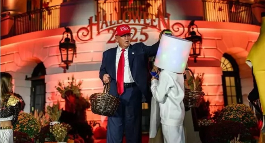ABD Başkanı Trump, Cadılar Bayramı'nı kutladı