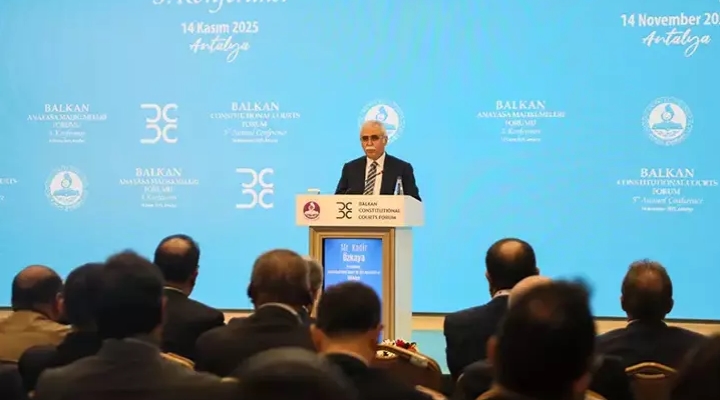 Anayasa Mahkemesi Başkanı Özkaya: Balkanlara özgü bir anayasal dayanışma modeli ortaya çıkacak