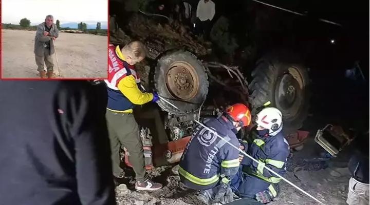 Denizli'de kayıp çift, devrilen traktörün altında ölü bulundu
