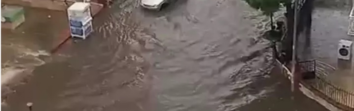 Aydın'da sağanak etkili oldu