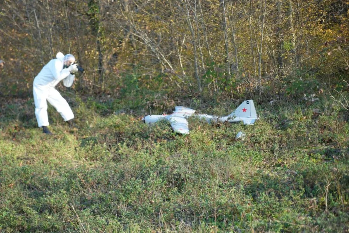 İzmit’te kırsal alana İHA düştü