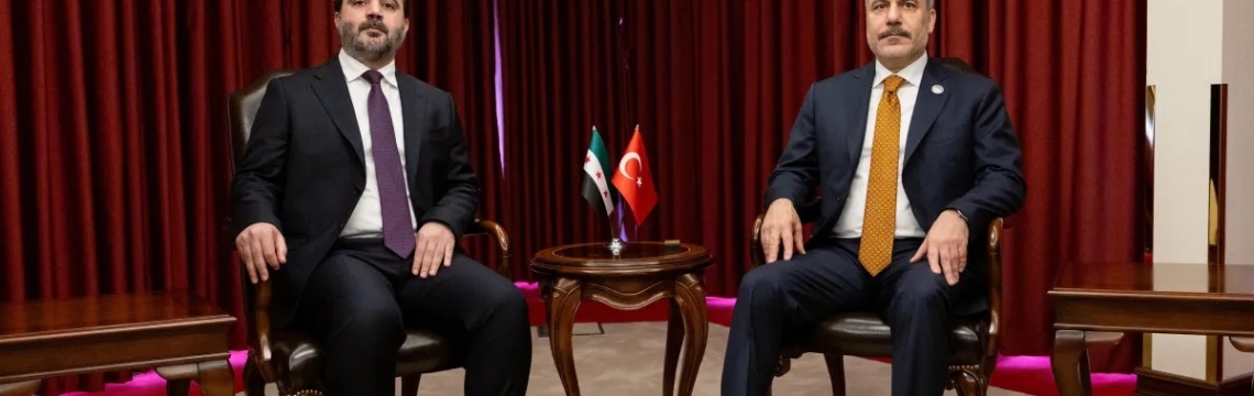 Hakan Fidan, Suriyeli mevkidaşı ile bir araya geldi