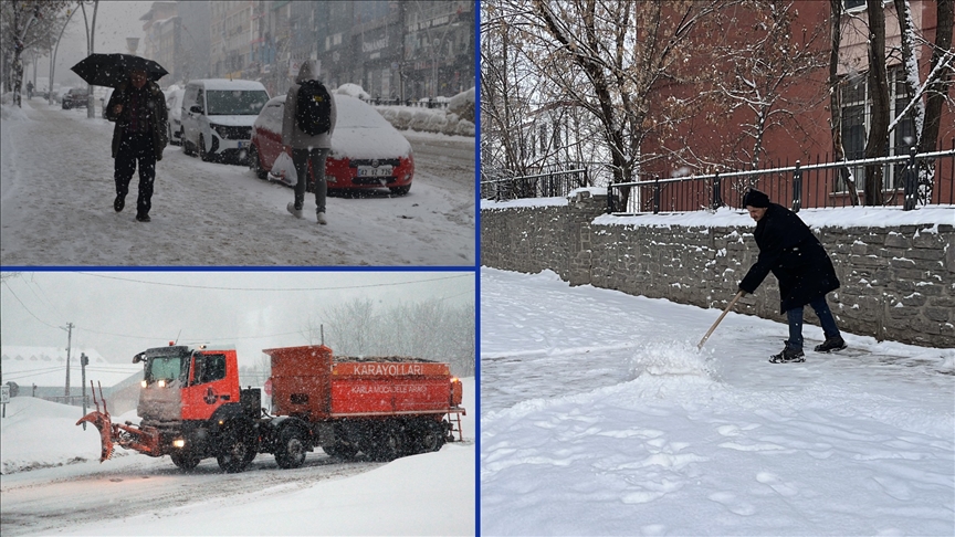 Bazı illerde kar ve soğuk hava etkili oluyor