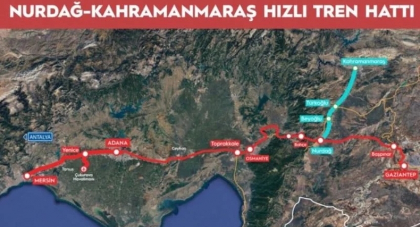 Kahramanmaraş’a hızlı trenle Doğu Akdeniz açılımı