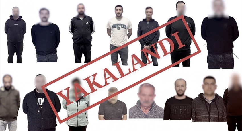 Kırmızı bültenle aranan 9 şüpheli ile ulusal seviyede aranan 6 kişi yakalandı