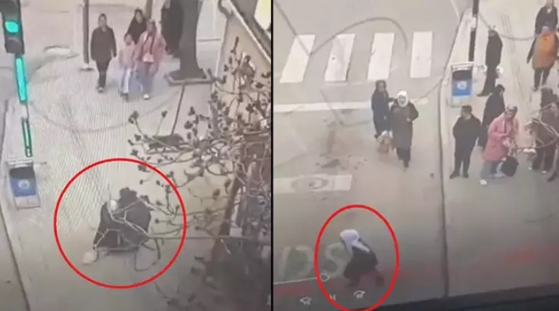 Dilencilik bahanesiyle çantanın kulpunu kesip cüzdan yağmalayan şüpheli tutuklandı