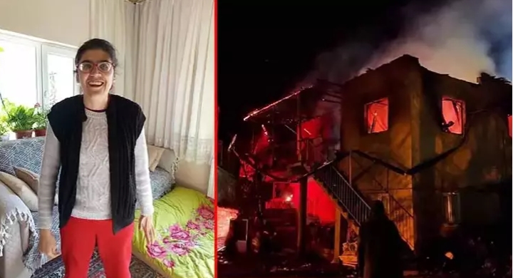Evde çıkan yangında anne yaralandı, zihinsel engelli kızı öldü