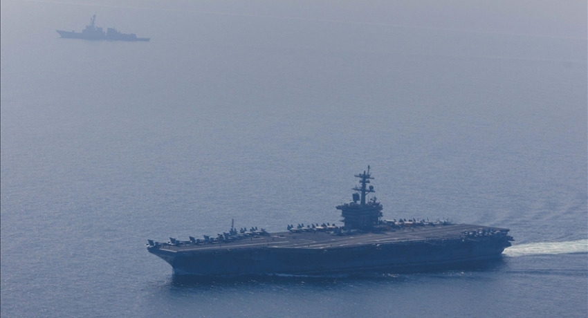 İran Devrim Muhafızları: Abraham Lincoln Uçak Gemisi 4 İran füzesiyle hedef alındı