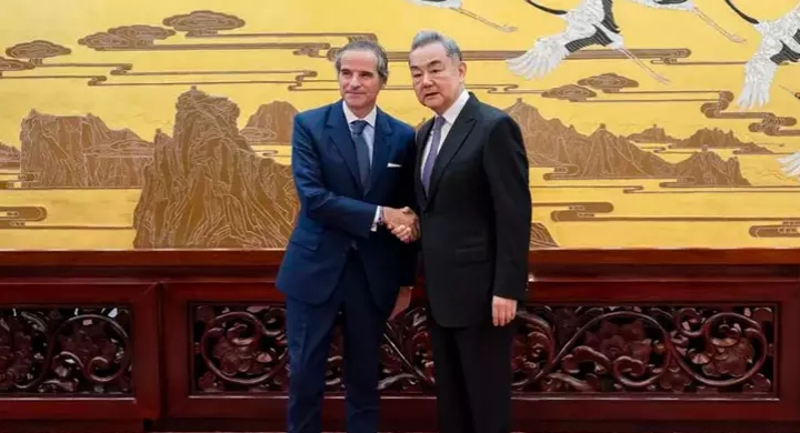 Çin Dışişleri Bakanı Wang, IAEA Başkanı Grossi ile görüştü