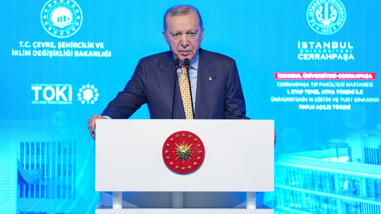 Cumhurbaşkanı Erdoğan: Cerrahpaşa'ya modern, güçlü ve İstanbul’a yakışır bir kampüs kuruyoruz