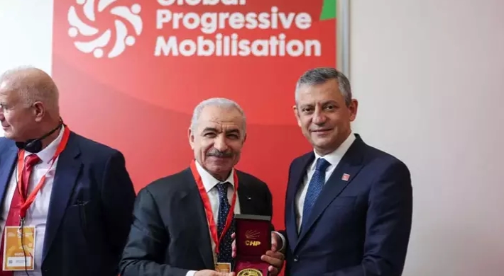 CHP Genel Başkanı Özel, eski Filistin Başbakanı Iştiyye ile görüştü