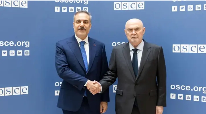 Bakan Fidan, AGİT Genel Sekreteri Sinirlioğlu ile görüştü