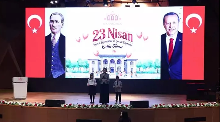 23 Nisan, İstanbul Valiliği'nin düzenlediği programla kutlandı