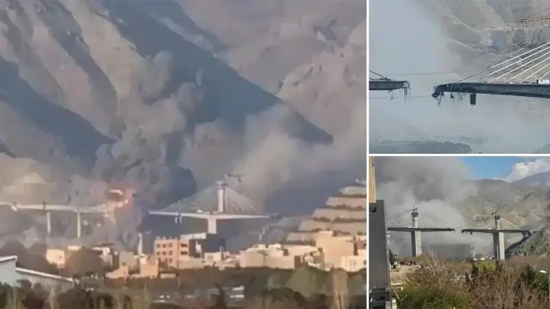 ABD ve İsrail, İran'ın Kerec kentindeki B1 Köprüsü'nü hedef aldı, 8 kişi hayatını kaybetti