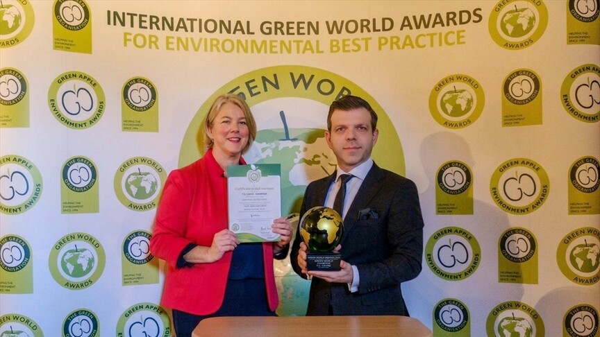 Sıfır Atık Projesi'ne Green World Awards'tan "Yeşil Dünya Şampiyonluğu" ödülü