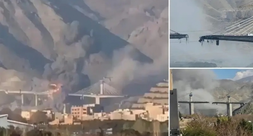 ABD ve İsrail, İran'ın Kerec kentindeki B1 Köprüsü'nü hedef aldı, 8 kişi hayatını kaybetti