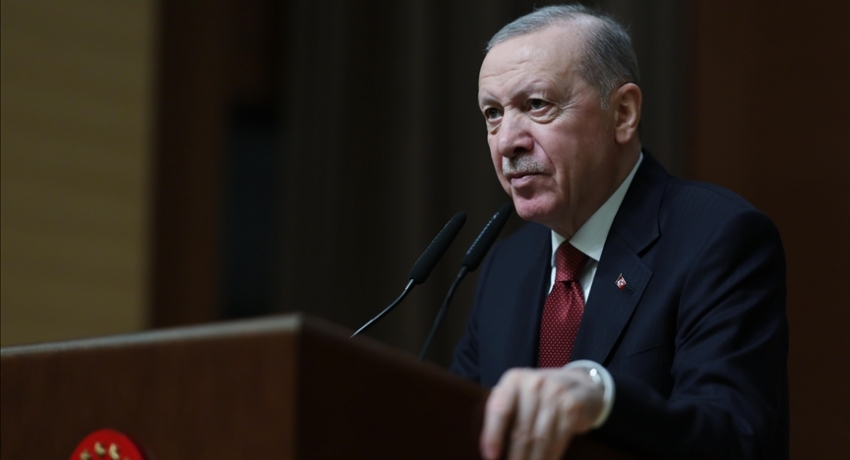 Cumhurbaşkanı Erdoğan'dan A Milli Futbol Takımı'na tebrik mesajı