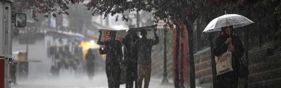 Meteorolojiden 6 kente "kuvvetli yağış" uyarısı