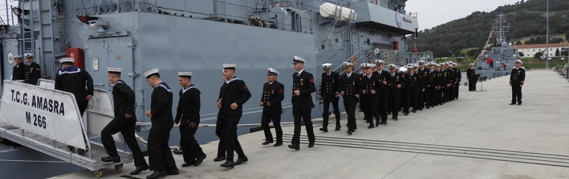TCG Amasra mayın gemisi NATO görevine katılacak