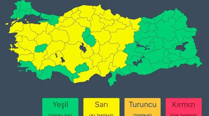 İçişleri Bakanlığı'ndan 'sağanak' uyarısı