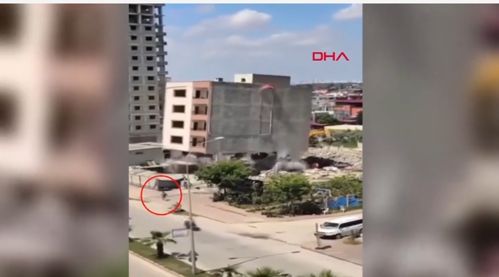 Adana'da kontrolsüz yıkıma tutuklama