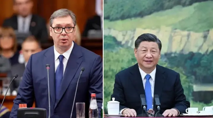 Şi Cinping, Sırbistan Cumhurbaşkanı Vucic ile görüştü