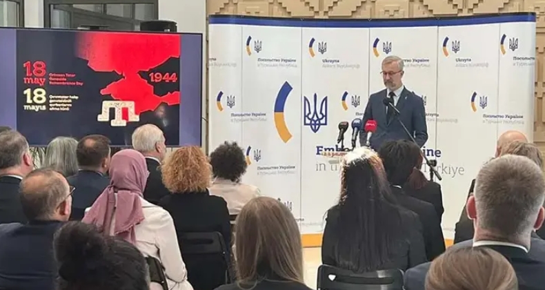 Kırım Tatar sürgünü, Ukrayna Büyükelçiliği'nde anıldı