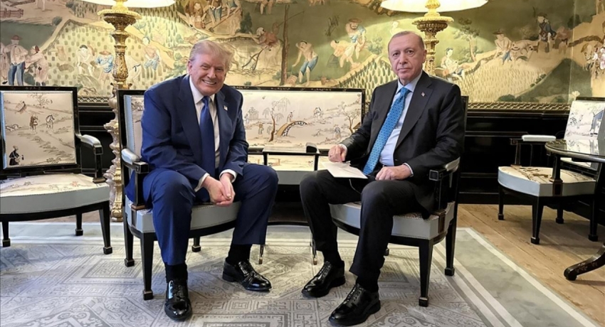 Cumhurbaşkanı Erdoğan, ABD Başkanı Trump ile görüştü