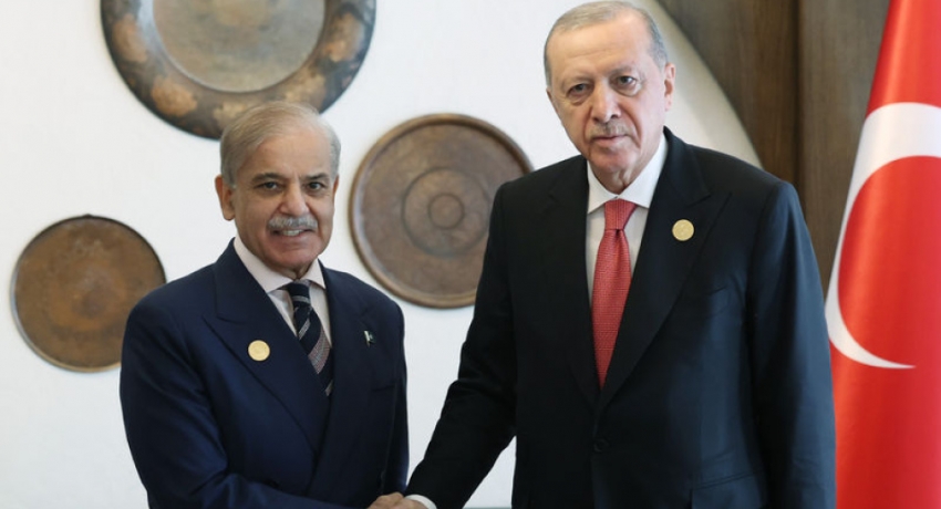 Cumhurbaşkanı Erdoğan, Şahbaz Şerif ile görüştü