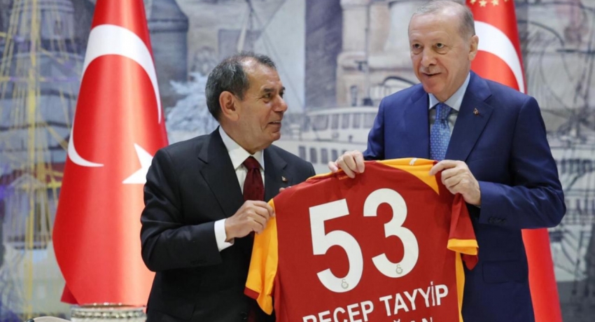 Cumhurbaşkanı Erdoğan, Süper Lig şampiyonu Galatasaray'ı kabul etti