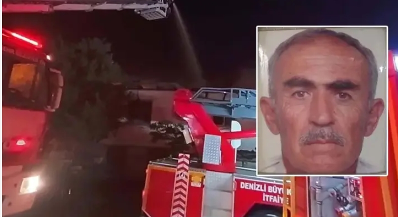 Evde çıkan yangında evli çift öldü