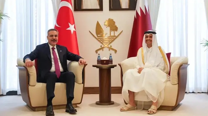 Dışişleri Bakanı Fidan, Katarlı mevkidaşı Al Sani ile görüştü