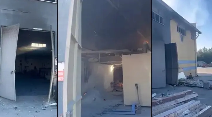 Metal fabrikasında eritme kazanı patladı; 1 işçi ağır yaralı