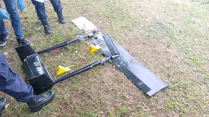 Samsun'da, Ukrayna’ya ait Kamikaze İHA parçası bulundu