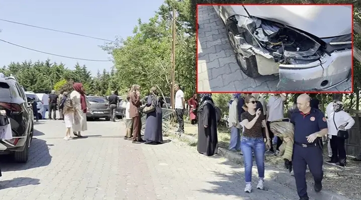 Büyükçekmece’de fren yerine gaza bastığı öne sürülen sürücü velilerin arasına daldı: 2’si çocuk 6 yaralı