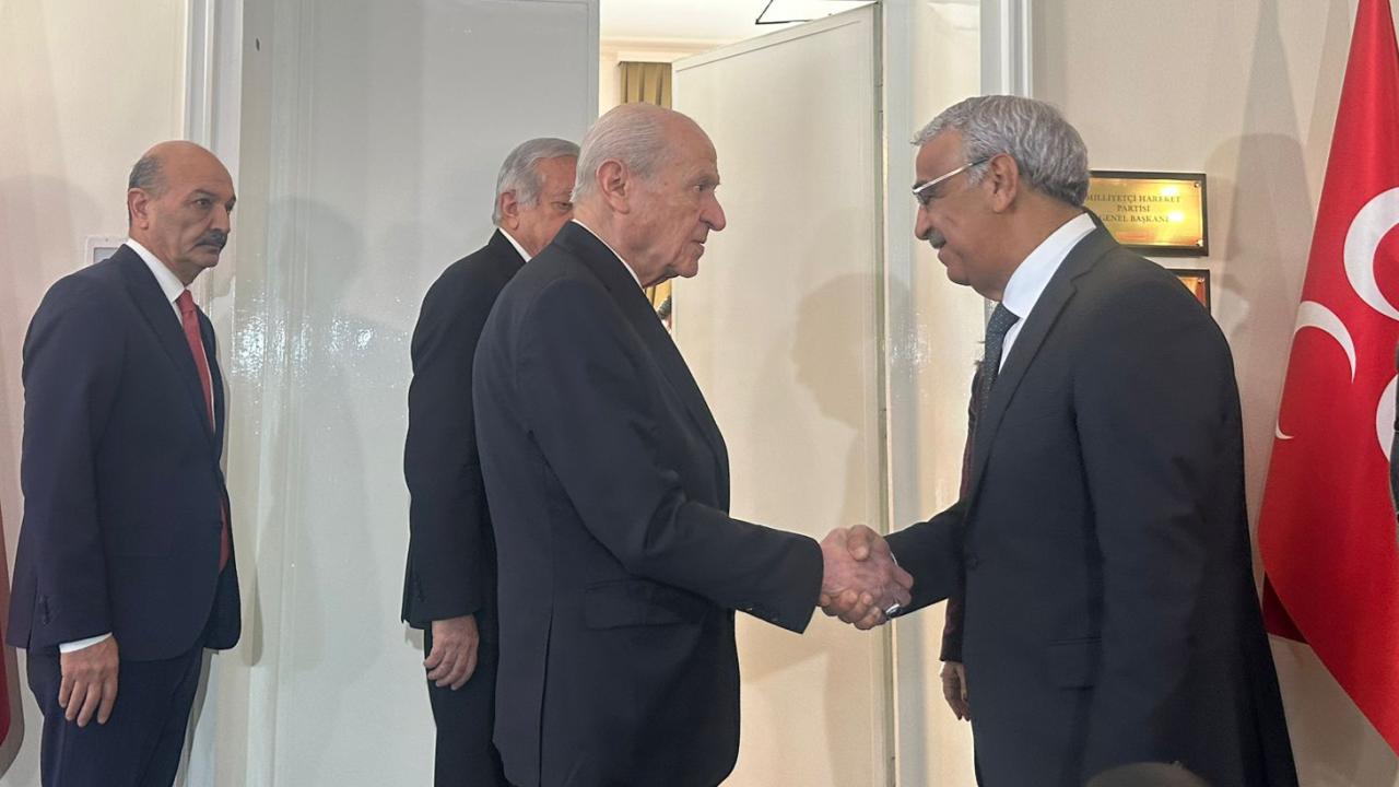İmralı heyetinden Bahçeli'ye ziyaret