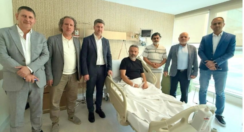 Muharrem Coşkun'a geçmiş olsun ziyareti