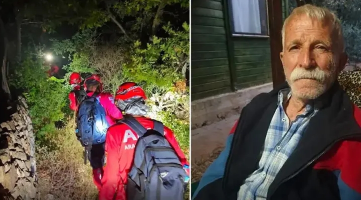 Çanakkale'de kayıp Alzheimer hastası için arama çalışması